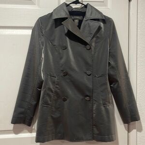 BANANA REPUBLIC Silver Tone Fall Jacket Size XS